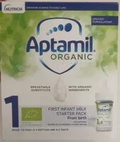 Mängden socker i Aptamil organic first infant milk