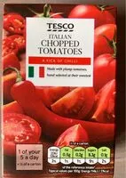 Mängden socker i Chopped tomatoes