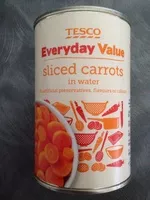 Mängden socker i Sliced Carrots