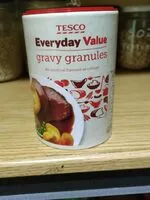 Mängden socker i Gravy granules