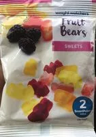 Mängden socker i Fruit bears
