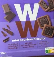 Mängden socker i Mini bourbon biscuits