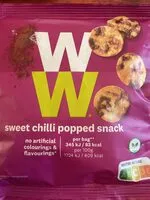 Mängden socker i Sweet chili popped snack