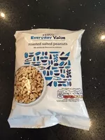 Mängden socker i Roasted salted peanuts