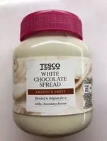 Mängden socker i Tesco White Chocolate Spread 400G