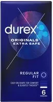 Mängden socker i Durex Extra Safe Condoms Pack Of 6