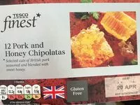 Mängden socker i 12 Pork And Honey Chipolatas