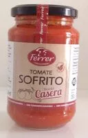 Mängden socker i Tomate Sofrito (receta casera)