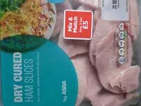 Mängden socker i Dry Cured Ham Slices