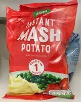 Mängden socker i Instant mash potato