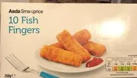 Mängden socker i 10 Fish Fingers
