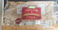 Mängden socker i Super soft wholemeal rolls