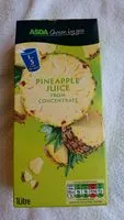 Mängden socker i Pineapple Juice from Concentrate