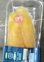 Mängden socker i 2 smoked basa fillets