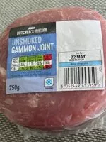 Mängden socker i Unsmoked gammon joint