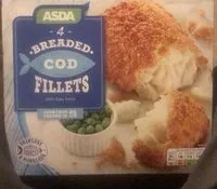 Mängden socker i 4 Breaded Cod Fillets