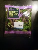 Mängden socker i rocket baby leaf salad