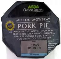 Mängden socker i Melton Mowbray Pork Pie