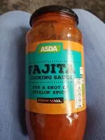 Mängden socker i Fajita cooking sauce