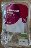 Mängden socker i pepperoni pizza parcels