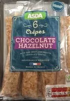 Mängden socker i Crêpes Chocolate Hazelnut 6 x (180g)