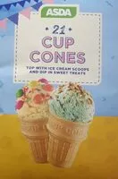 Mängden socker i Cup Cones
