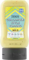 Mängden socker i Tesco Mild Guacamole Topping 285G