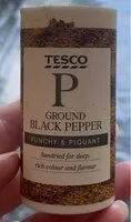 Mängden socker i Black pepper