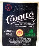 Mängden socker i Comté