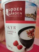 Mängden socker i Skyr de queso fresco con ruibarbo y frambuesas