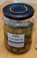 Mängden socker i TESCO Whole Pickled Gherkins in spirit vinegar