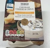 Mängden socker i Cheddar cheese & chive