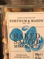 Mängden socker i Baked salted mixed nuts