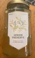 Mängden socker i Ginger preserve