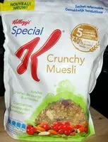 Mängden socker i Spécial K - Crunchy Muesli : Airelles, graines de courge & amandes