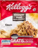 Mängden socker i Knusper Müsli Classic