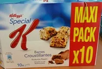 Mängden socker i Barres croustillantes Chocolat au lait