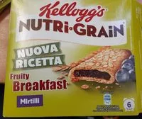 Mängden socker i Nutri grain
