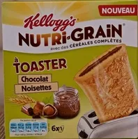 Mängden socker i Nutri-grain à toaster Chocolat-Noisette