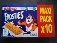 Mängden socker i Barre de pétale de maïs au lait Frosties