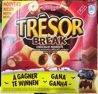 Mängden socker i Trésor break Chocolat Noisette