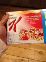 Mängden socker i Barres Croustillantes Fruits Rouges