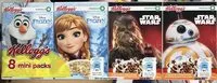 Mängden socker i Mini packs de céréale Frozen et Star Wars