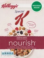 Mängden socker i Special K nourish - pétales & pépites - myrtilles, mûres, framboises & groseilles