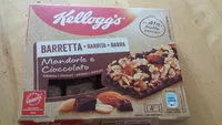 Mängden socker i Kellogg's Barretta - Mandorle e Cioccolato