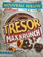 Mängden socker i Céréales Trésor Max Crunch