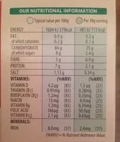 Mängden socker i Kellogg's Cornflakes