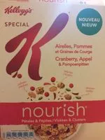 Mängden socker i Nourish Pétales & pépites - airelles, pommes et graines de courge