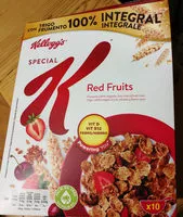 Mängden socker i Spécial K fruits rouges
