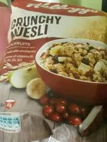 Mängden socker i Crunchy muesli